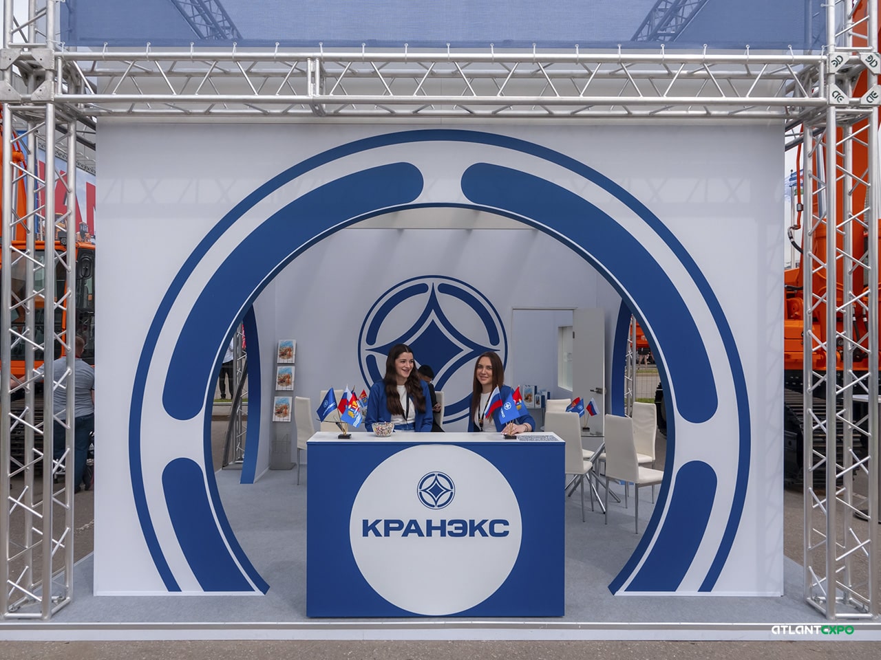 ВЫСТАВОЧНЫЙ СТЕНД КРАНЭКС. ВЫСТАВКА "CTT-2023", МВЦ КРОКУС ЭКСПО