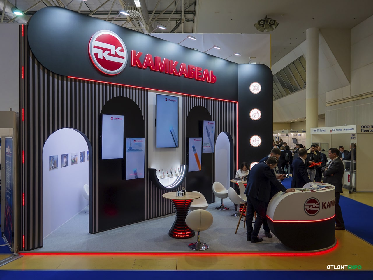 ВЫСТАВОЧНЫЙ СТЕНД КАМСКИЙ КАБЕЛЬ. ВЫСТАВКА "НЕФТЕГАЗ-2024", ЦВК ЭКСПОЦЕНТР