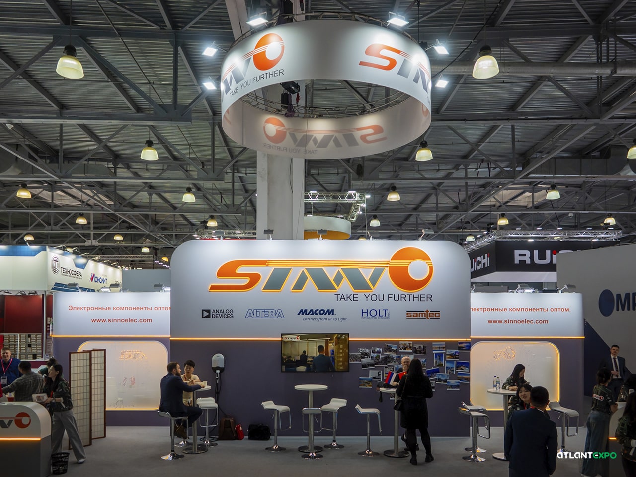 ВЫСТАВОЧНЫЙ СТЕНД SINNO. ВЫСТАВКА "ЭКСПОЭЛЕКТРОНИКА-2024", МВЦ КРОКУС ЭКСПО