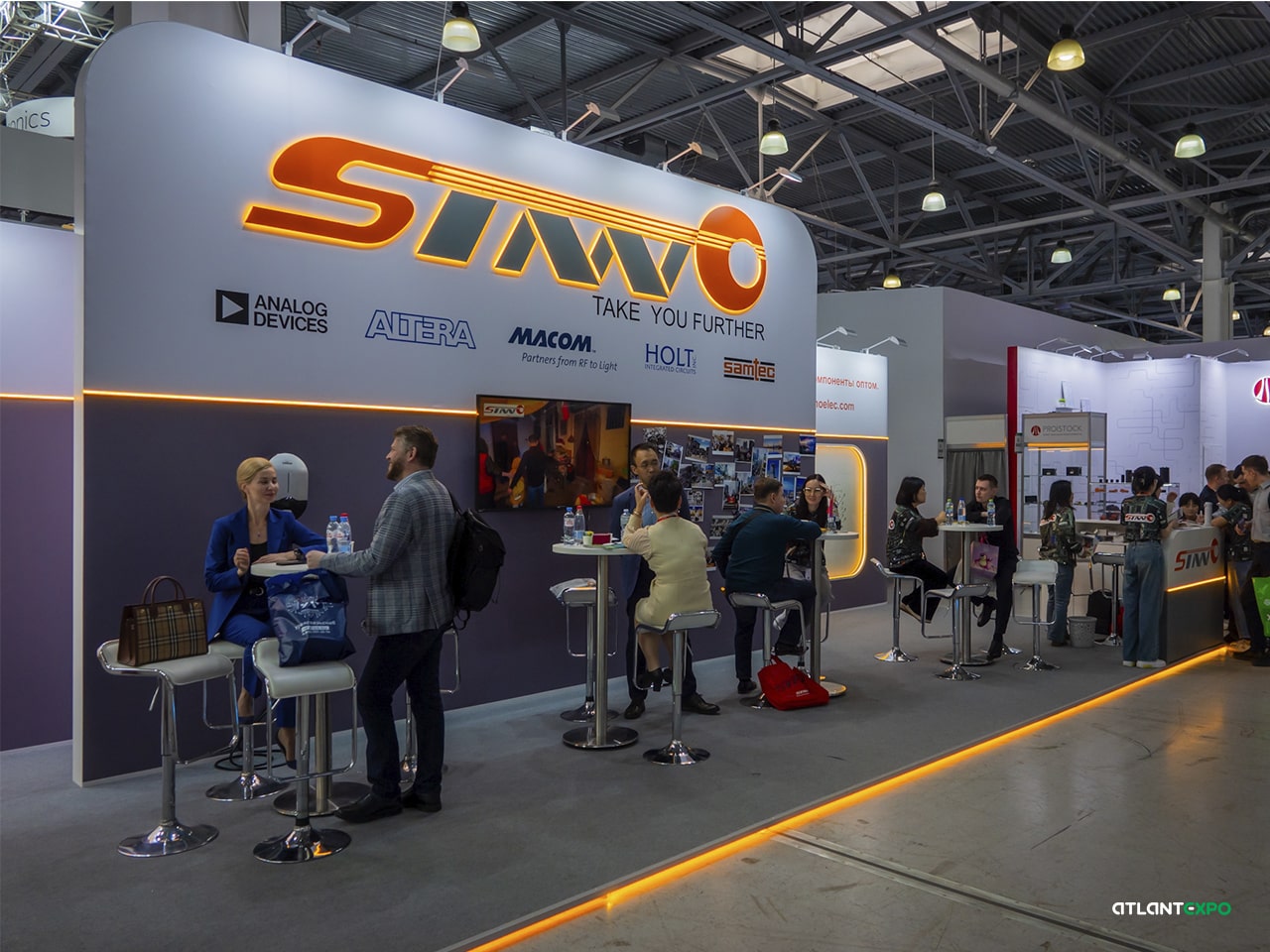 ВЫСТАВОЧНЫЙ СТЕНД SINNO. ВЫСТАВКА "ЭКСПОЭЛЕКТРОНИКА-2024", МВЦ КРОКУС ЭКСПО