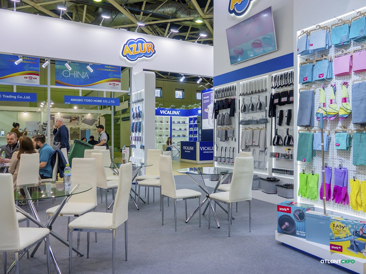 ВЫСТАВОЧНЫЙ СТЕНД AZUR. ВЫСТАВКА "ХАУСХОЛД-2024", ЦВК ЭКСПОЦЕНТР