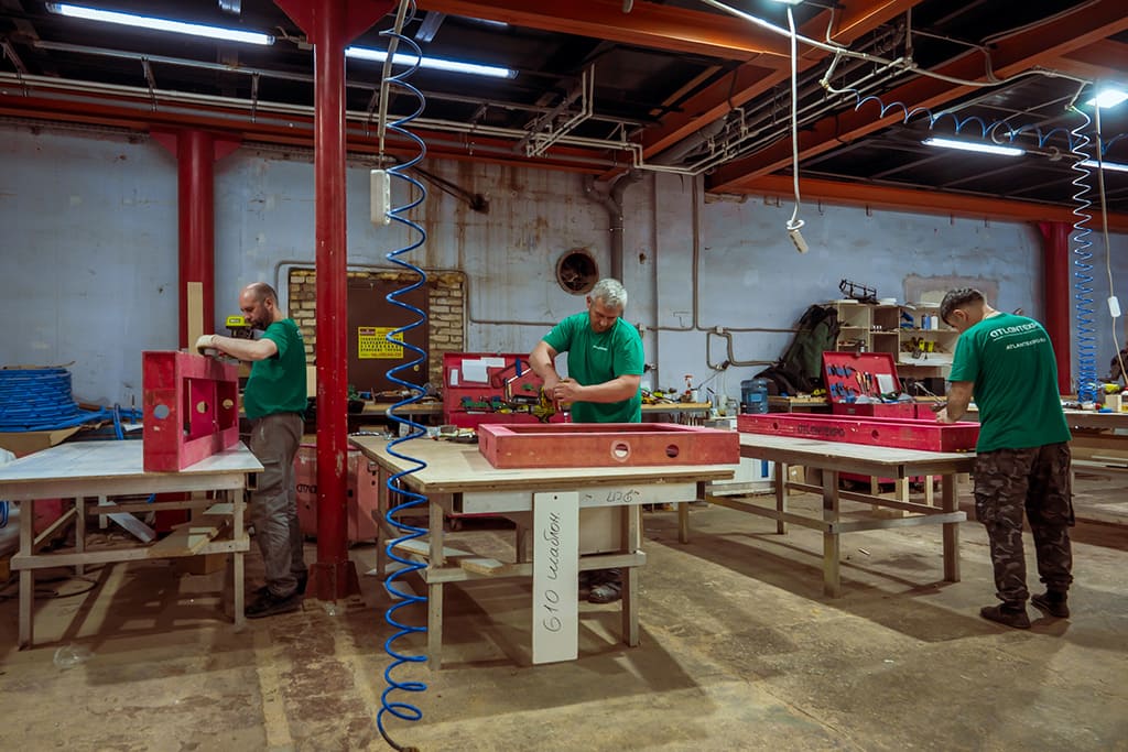 Production of exhibition stands