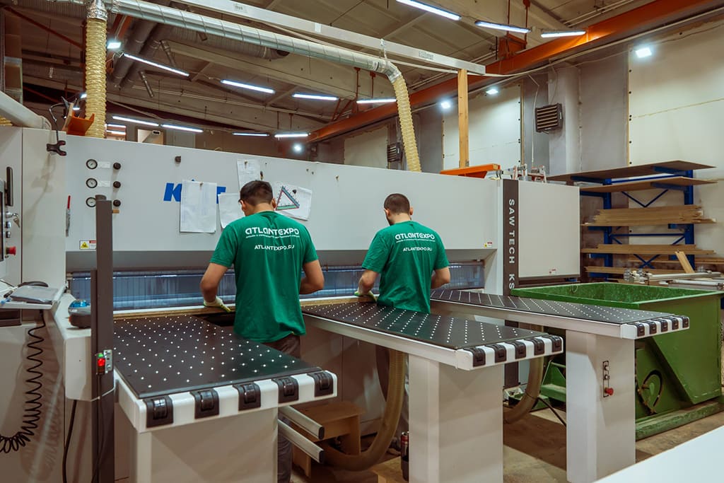 Production of exhibition stands
